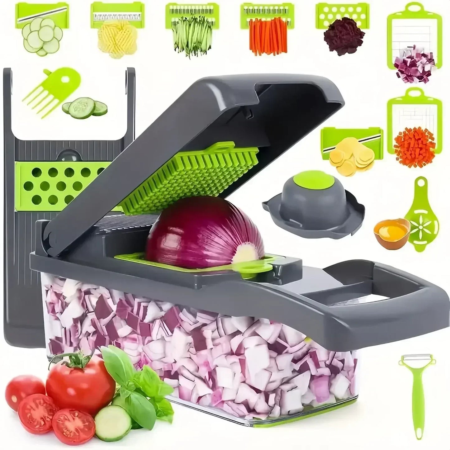 14/16-in-1 Multifunctional Vegetable Chopper