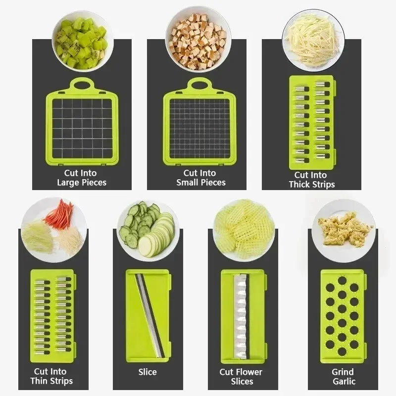 14/16-in-1 Multifunctional Vegetable Chopper