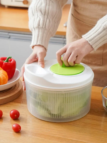 Salad Spinner – Lettuce Washer & Dryer for Fresh Greens