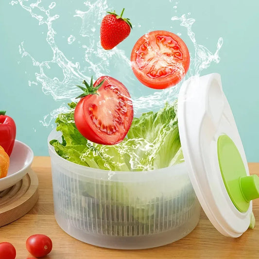 Salad Spinner – Lettuce Washer & Dryer for Fresh Greens