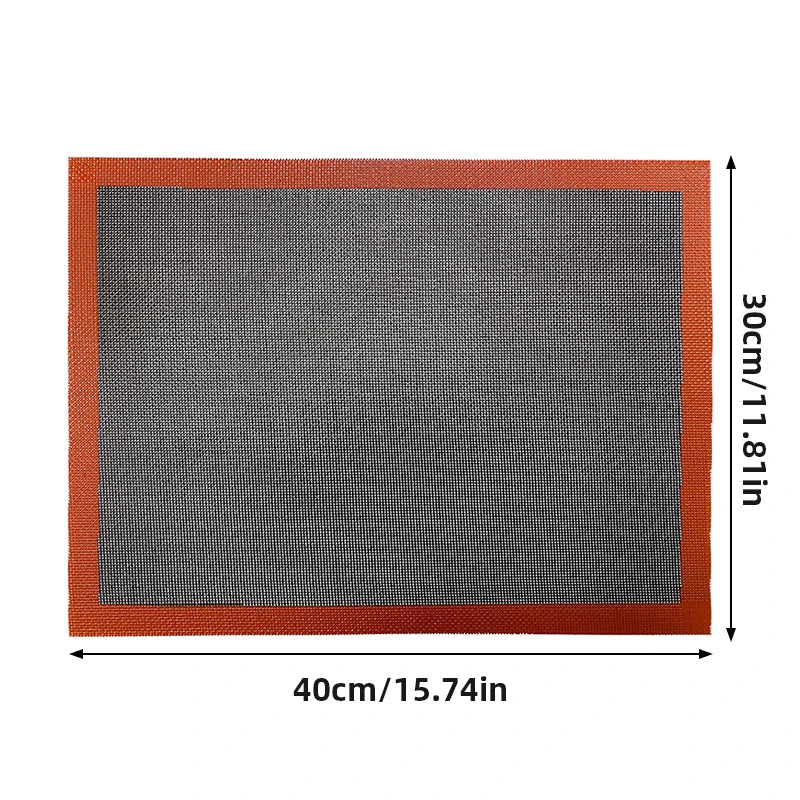 30x40cm Silicone Grill Mat – Heat-Resistant, Breathable, Perfect for Baking & Grilling